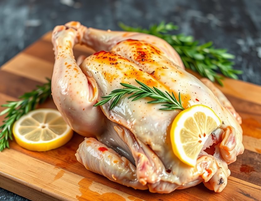 Whole pasture-raised chicken from Playgrynx